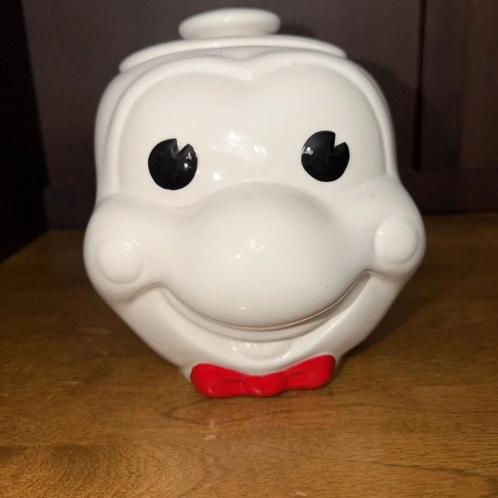 Archway Cookie Jar Home Style Cookies Ceramic White Delivery Van Vintage